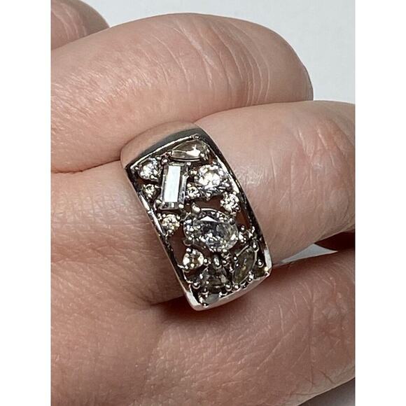 925 Thailand Jewelry - 925 Thailand CZ Sterling Silver Ring Size 9 7.39g